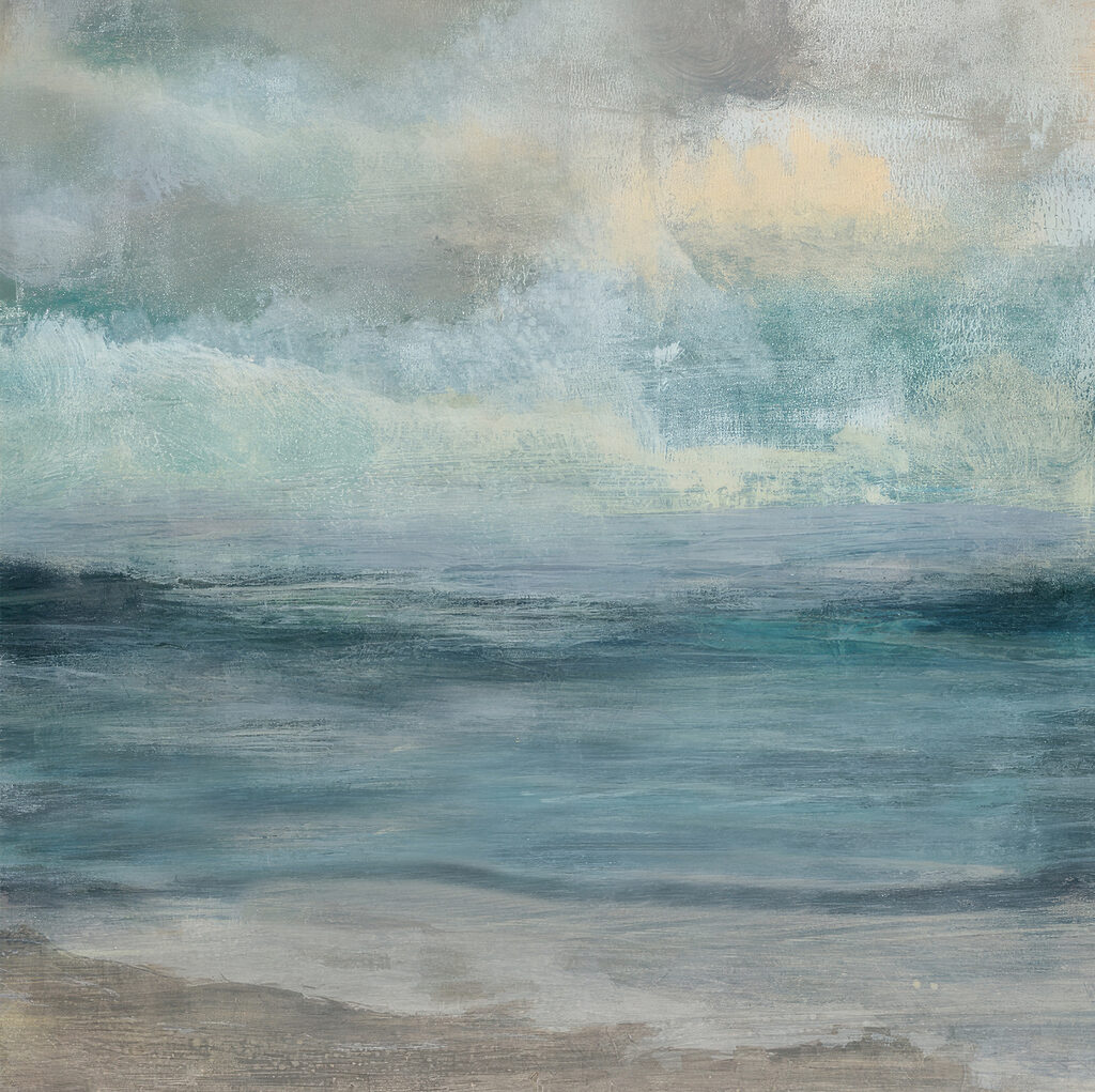 A water and sand with waves A water and sand with waves