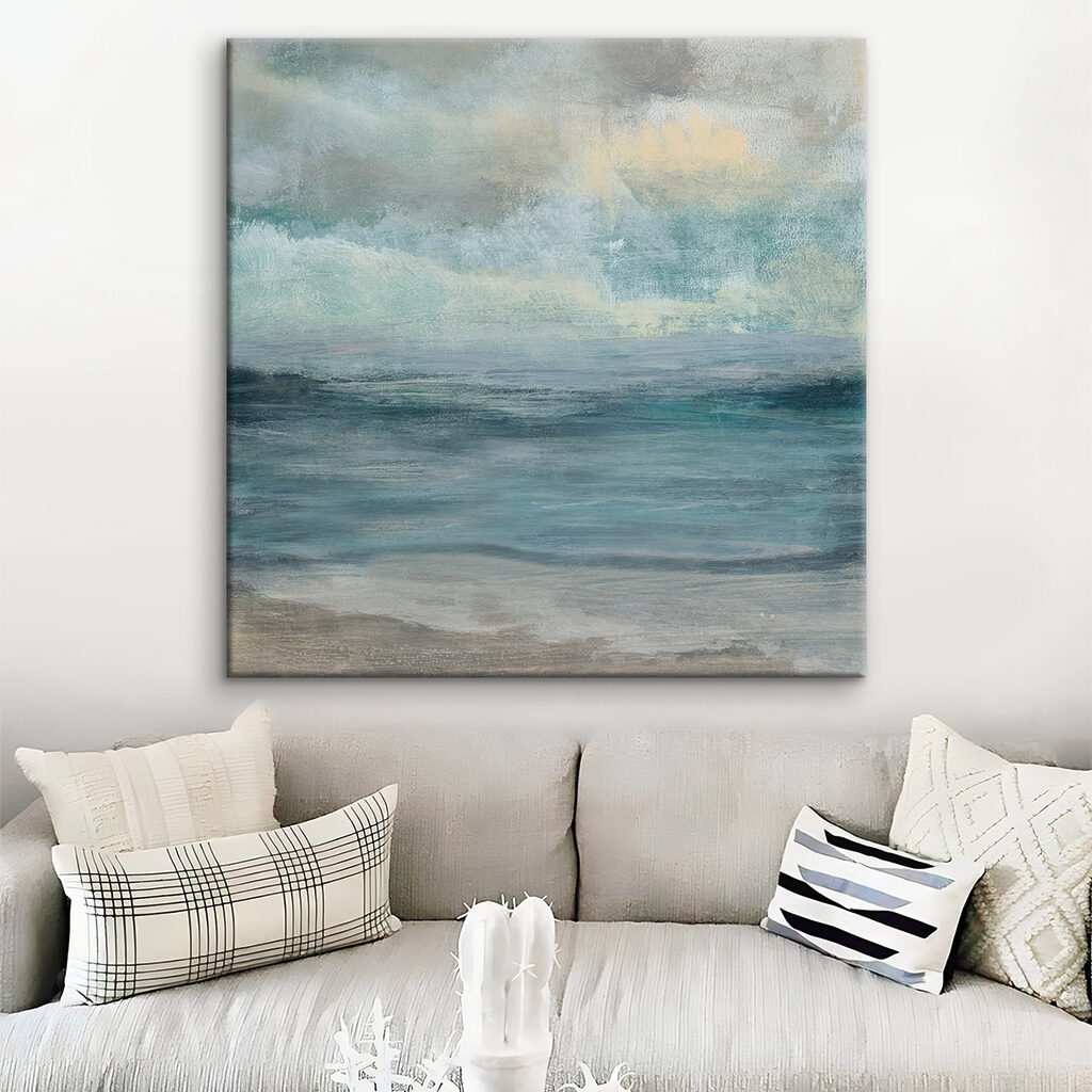 A water and sand with waves A water and sand with waves