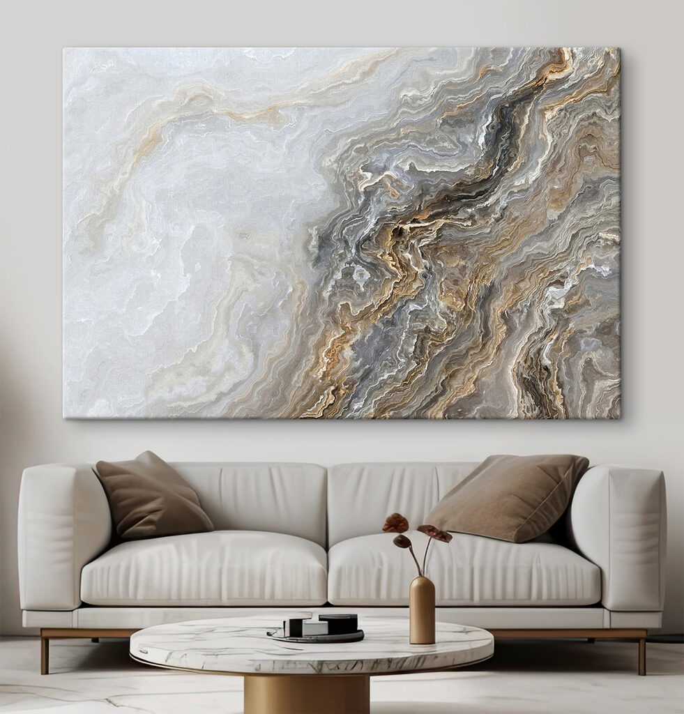 A close up of a marble