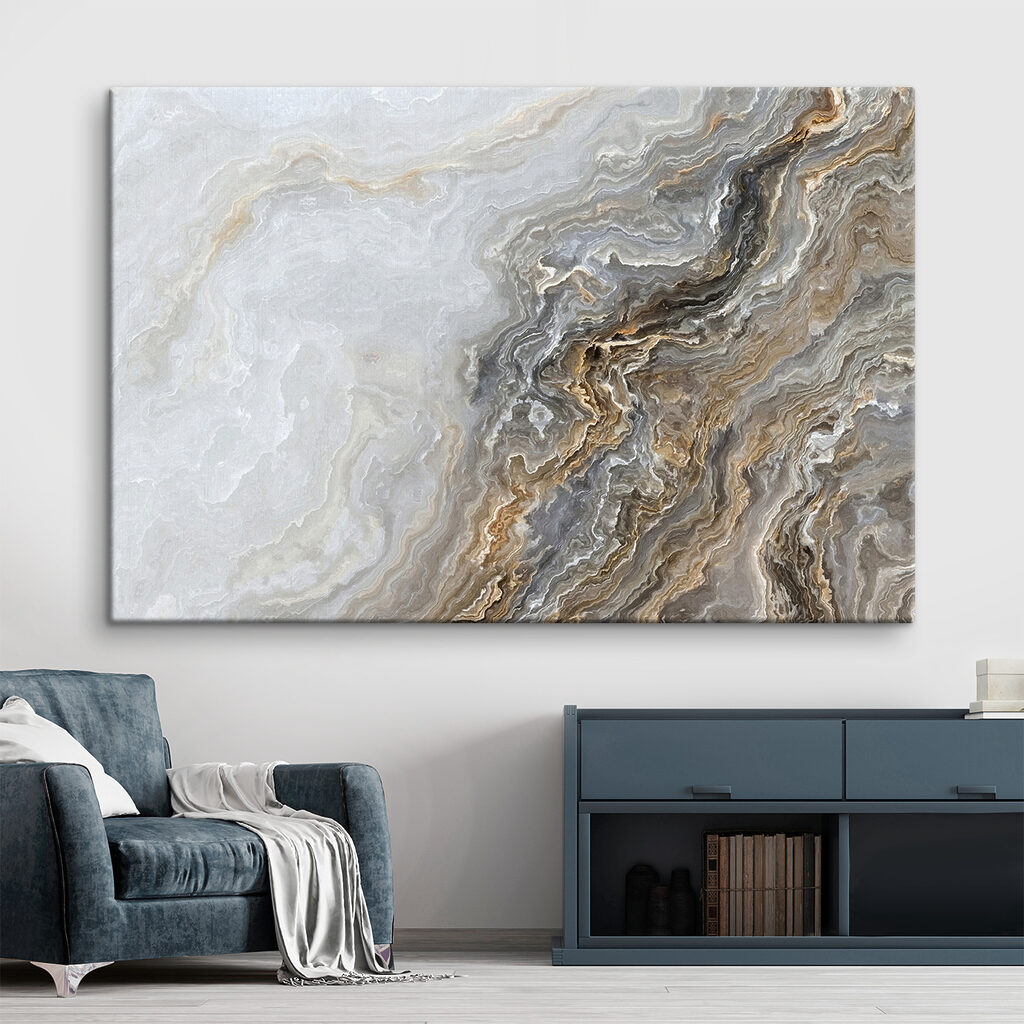 A close up of a marble