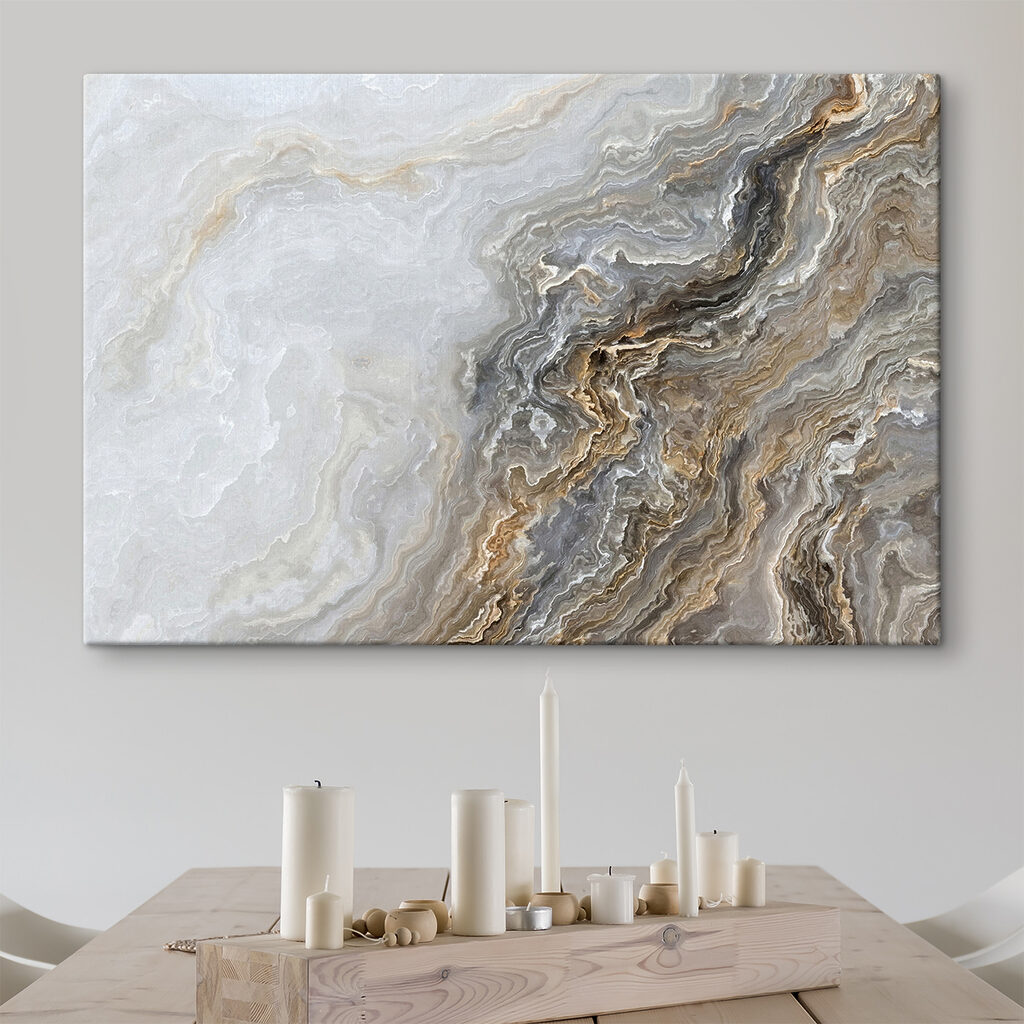 A close up of a marble