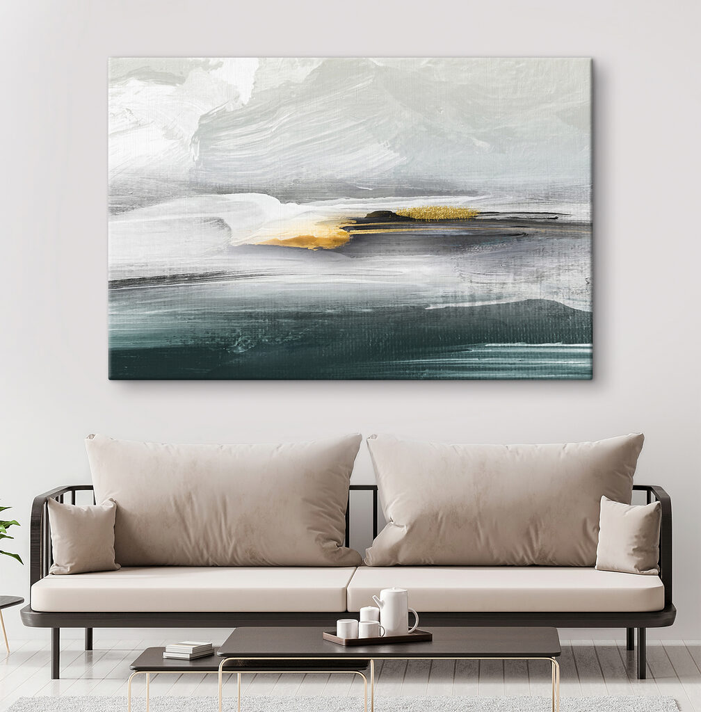 A painting of a landscape