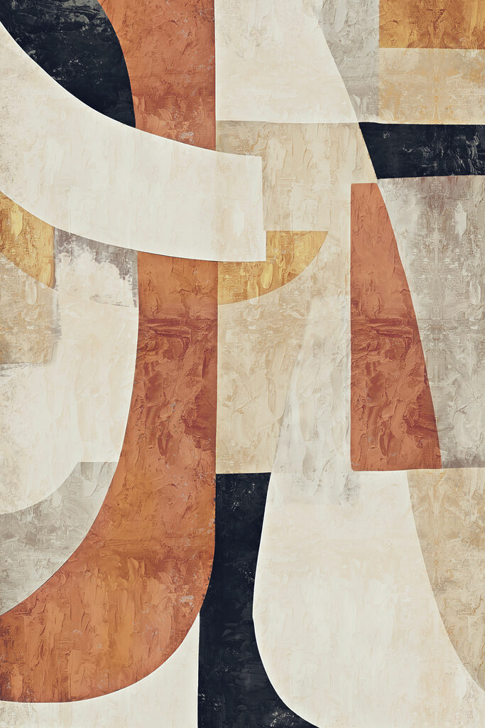 A painting of different colors