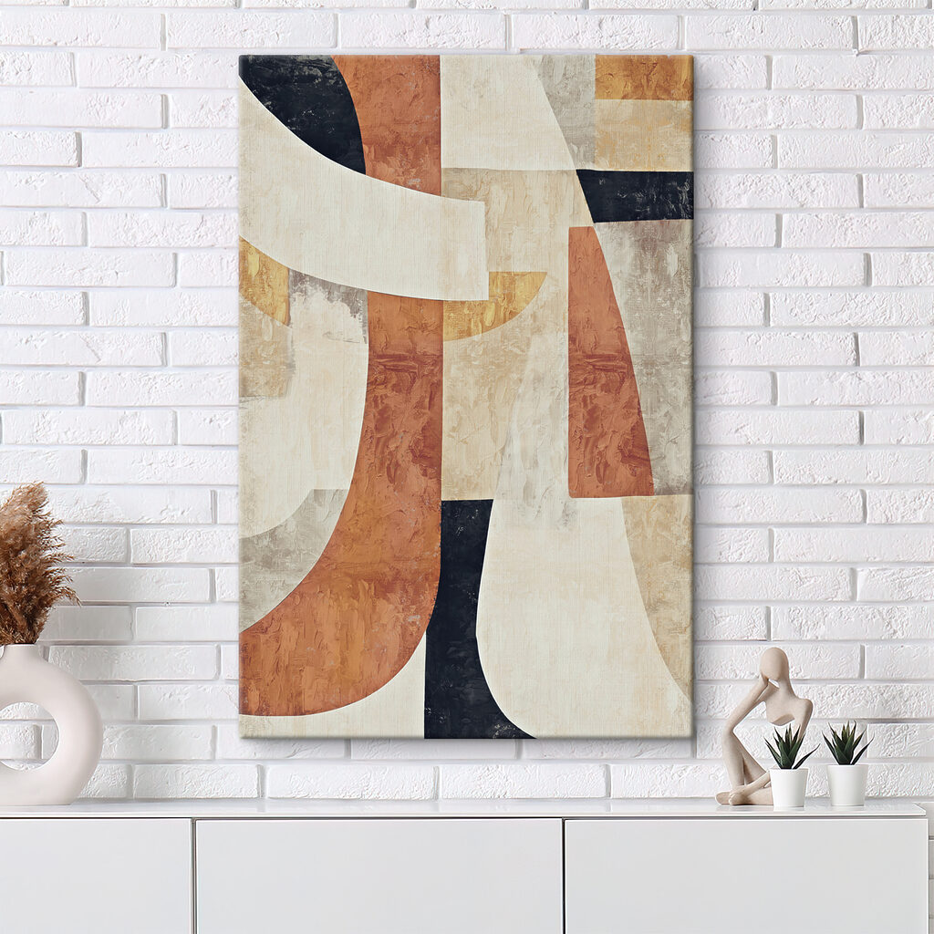 A painting of different colors