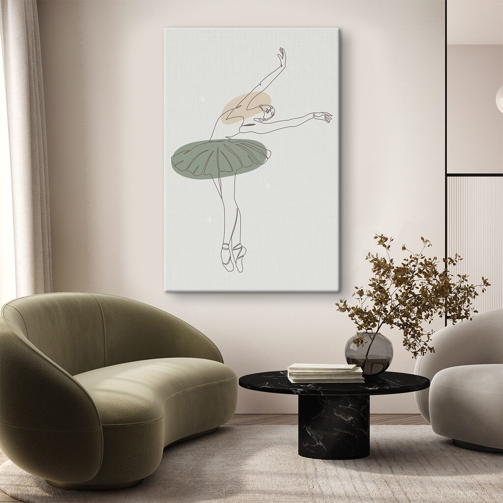 A drawing of a ballerina A drawing of a ballerina