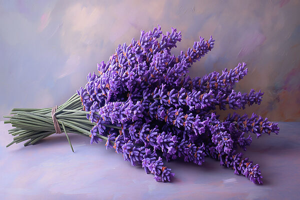 A bunch of purple flowers A bunch of purple flowers