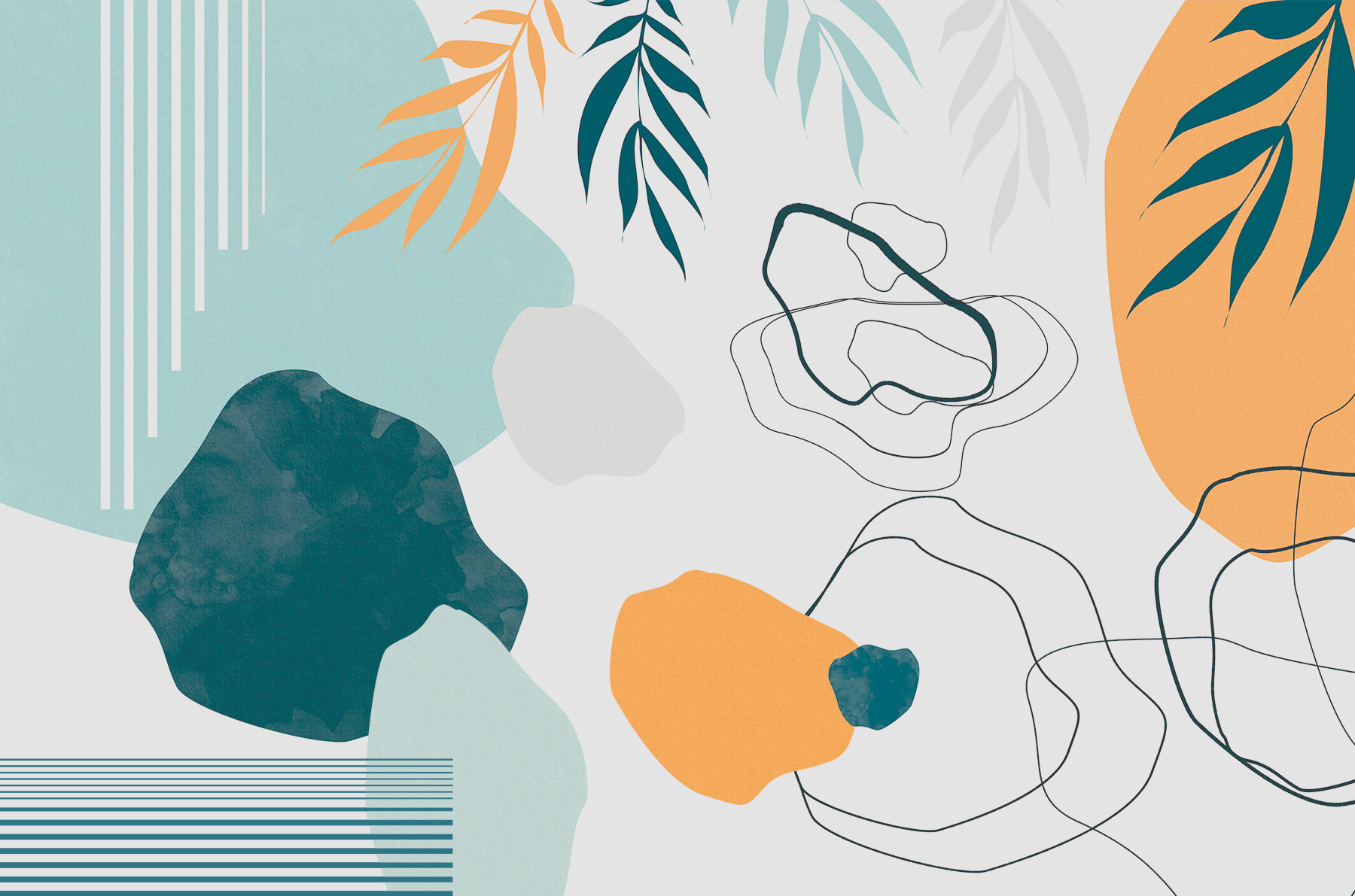 w00509p - Barevné umění s listy - tegory