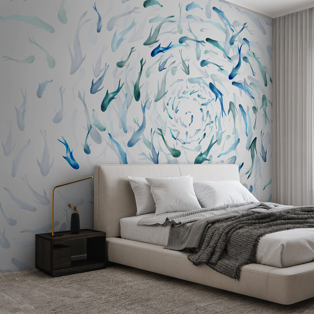 Skupina ryb plovoucích ve spirále w00510pib1ms 1024x1024 - Skupina ryb plovoucích ve spirále - tegory