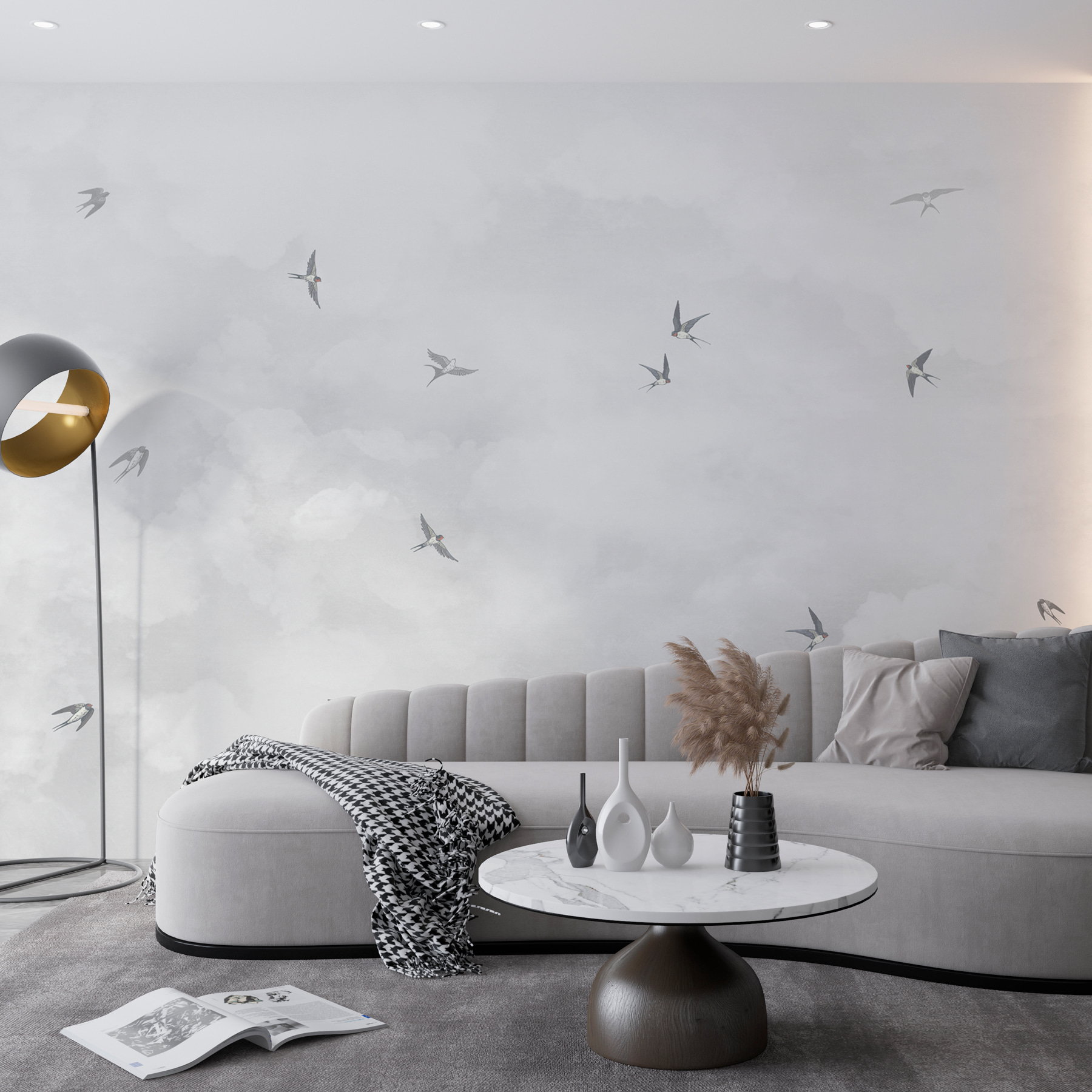 w00526v1pig4ms - Skupina ptáků letících na obloze - tegory