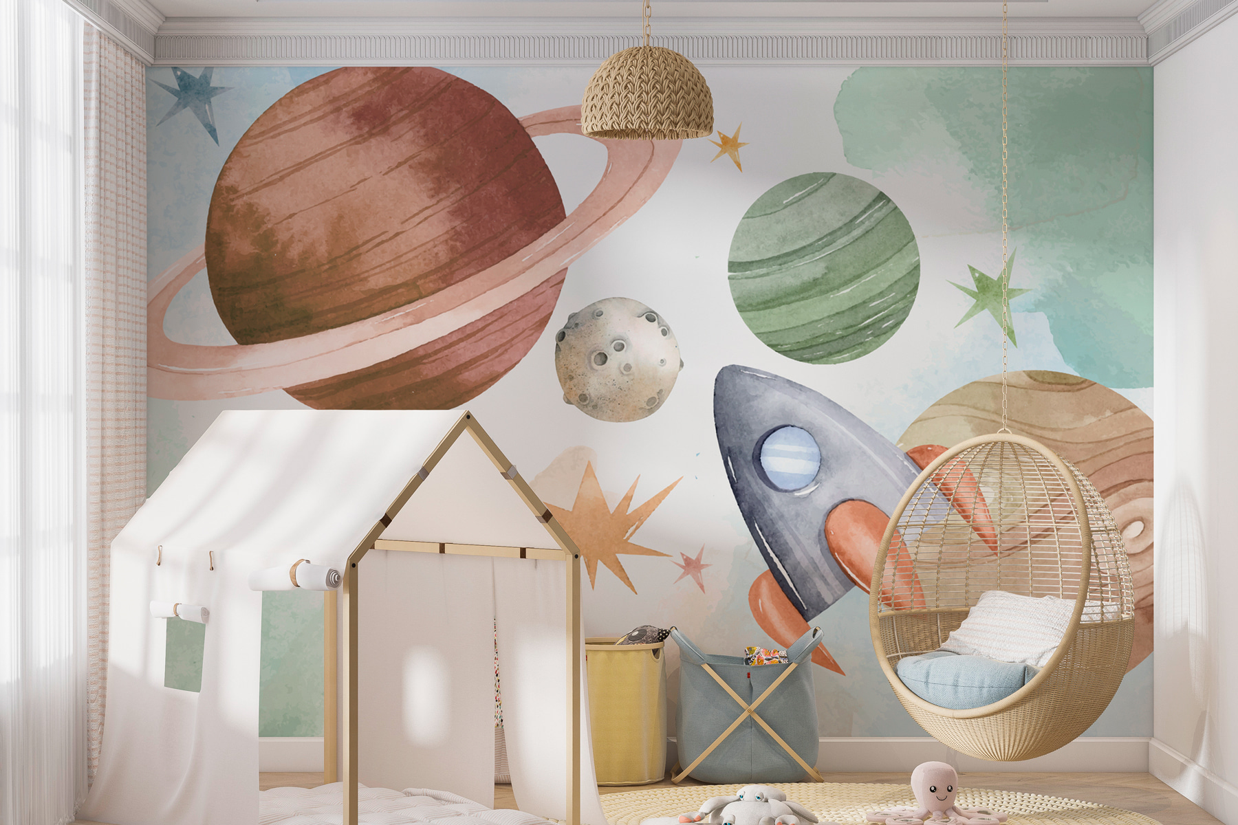 Raketa a planety ve vesmíru w00539pir10mr - Raketa a planety ve vesmíru - tegory