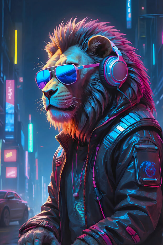 s38169p 683x1024 - Lev ve slunečních brýlích a sluchátkách - tegory