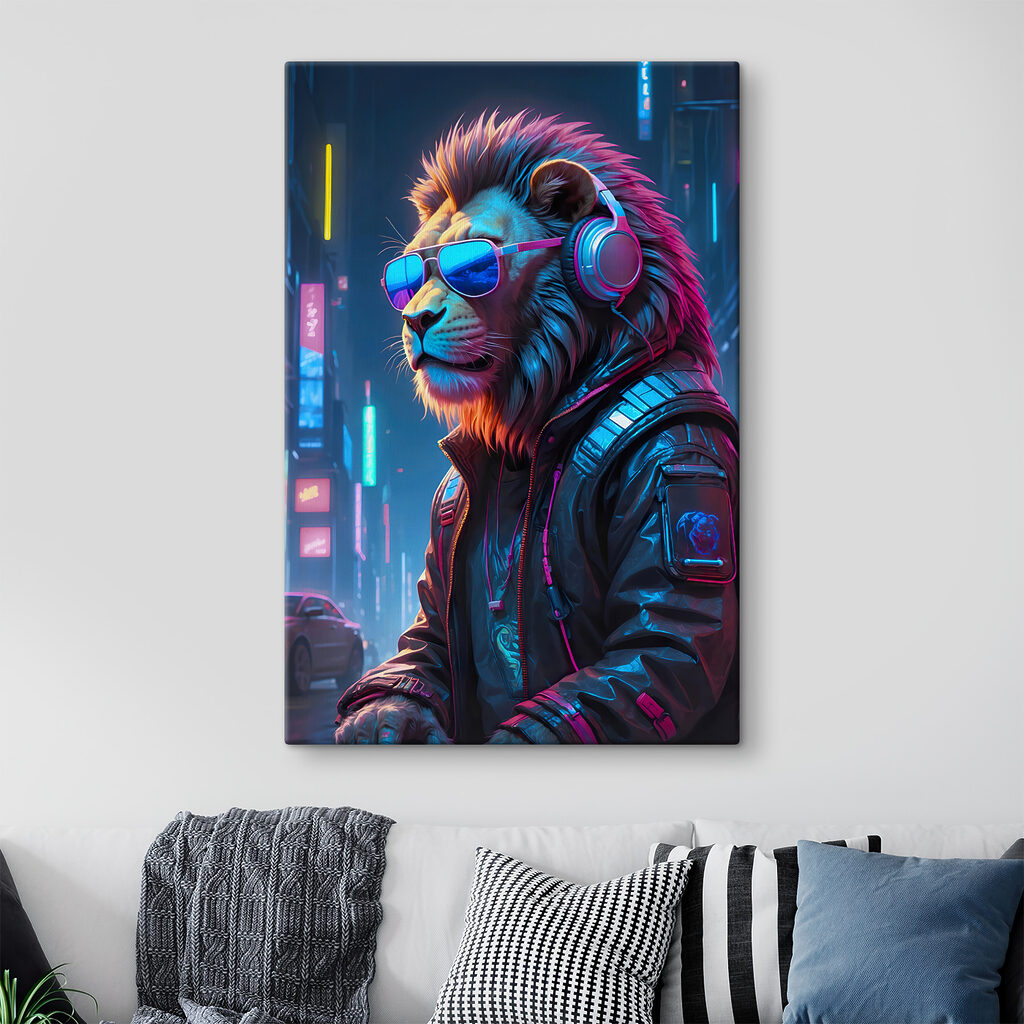 s38169pig122 1024x1024 - Lev ve slunečních brýlích a sluchátkách - tegory