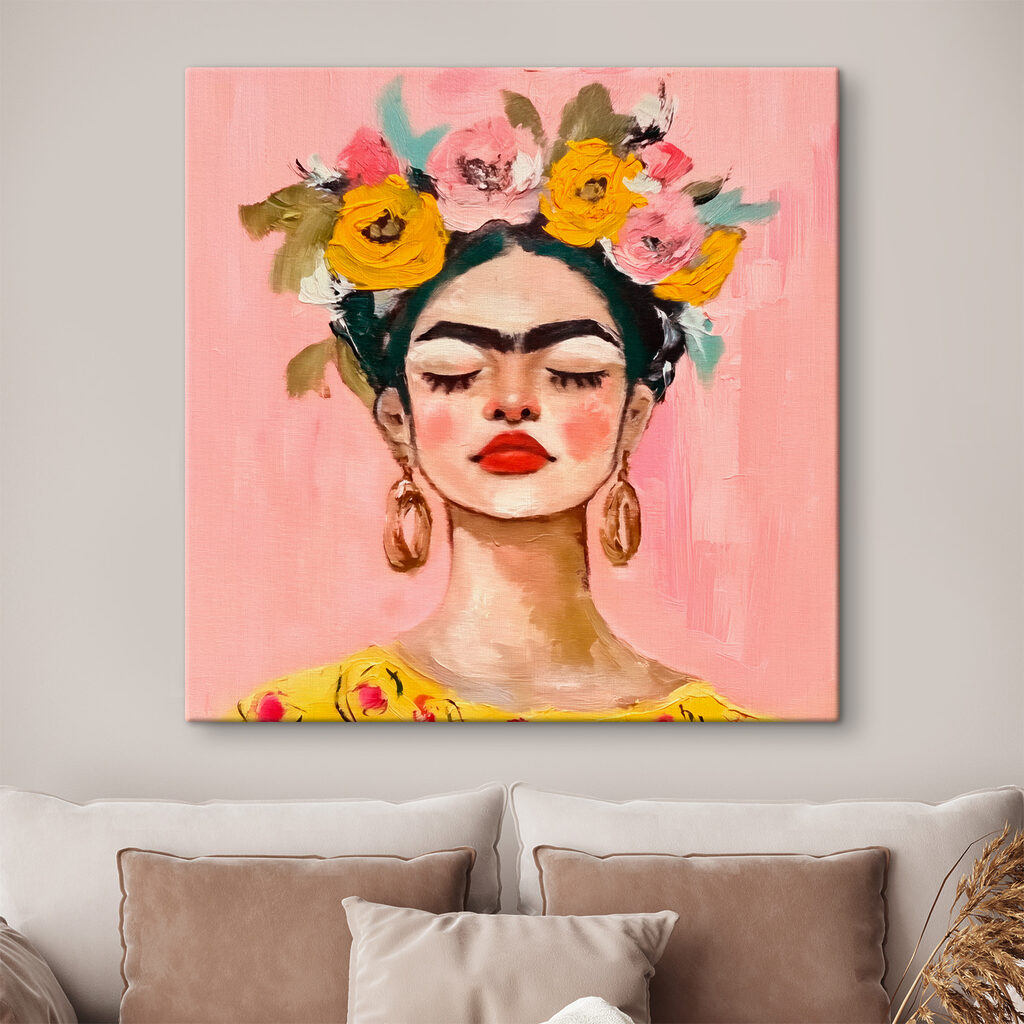 s38292pig2 1024x1024 - Obraz ženy s květinami ve vlasech - tegory