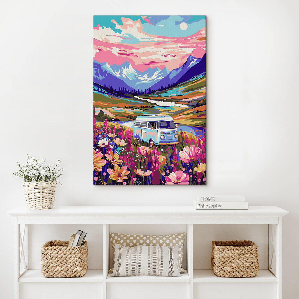 Dodávka projíždějící květinovým polem s38260pig300 1024x1024 - Dodávka projíždějící květinovým polem - tegory