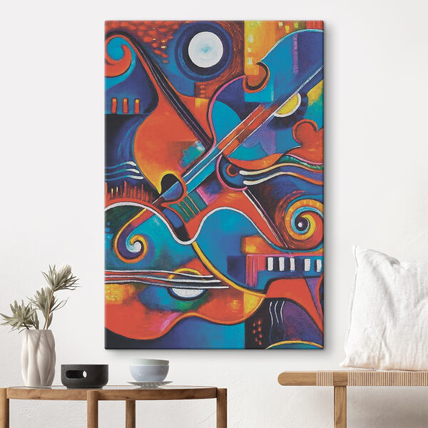 A colorful art piece of artwork A colorful art piece of artwork