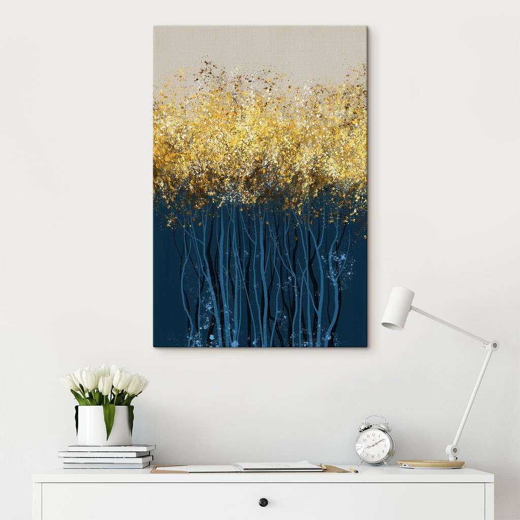 A painting of a tree