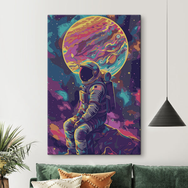 Astronaut ve vesmíru