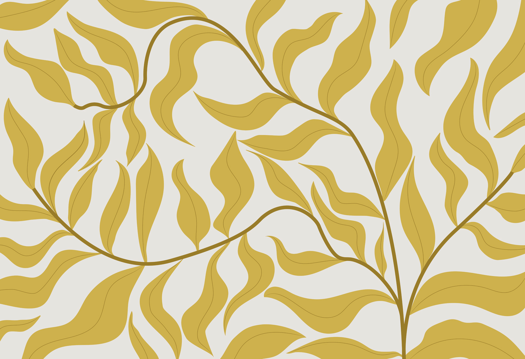 w00629v2p - Žluté listy na bílém pozadí - tegory