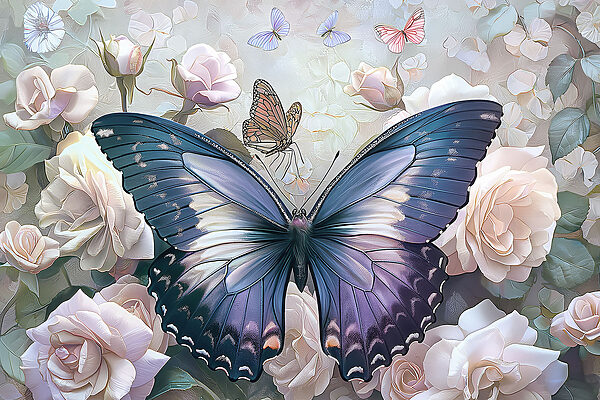 A butterfly on a flower