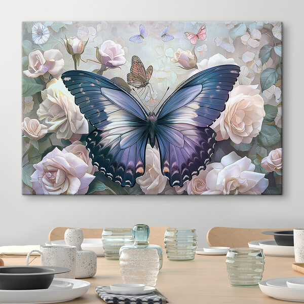 A butterfly on a flower