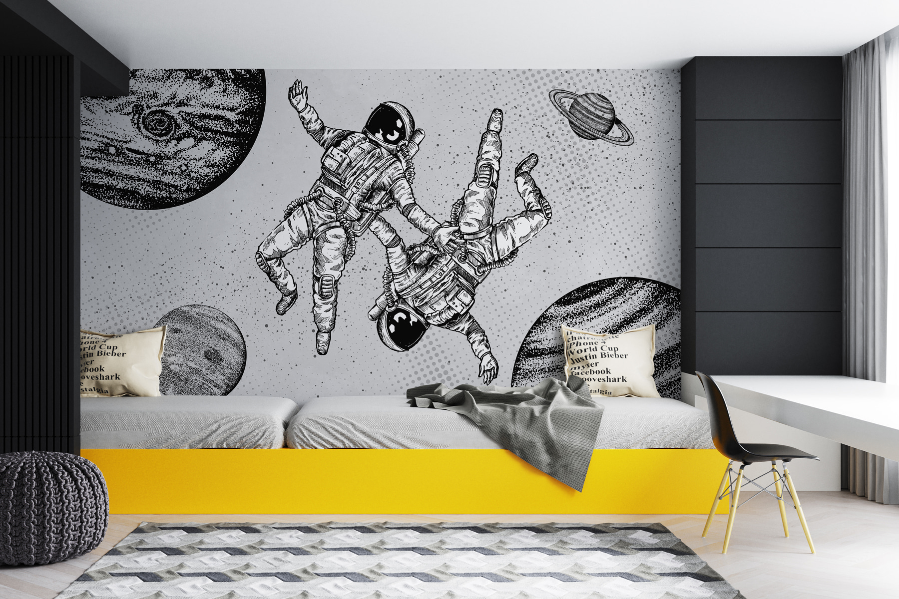 w00630pir14mr - Kresba astronautů ve vesmíru - tegory
