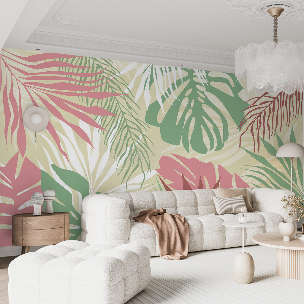 Vzor listů na bílém pozadí w00676pig1ms 1024x1024 - Vzor listů na bílém pozadí - tegory