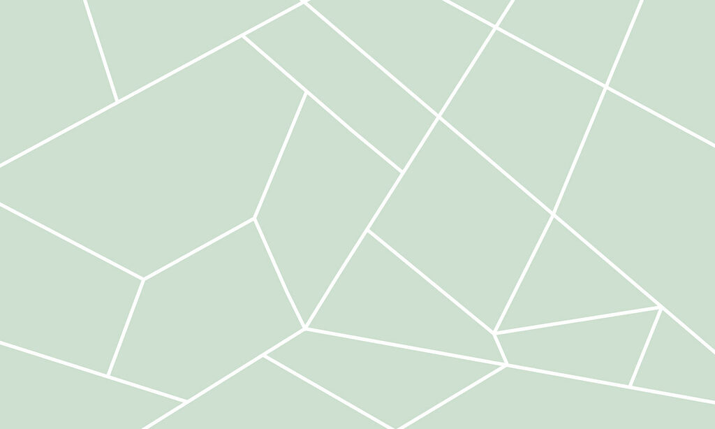A white lines on a green background