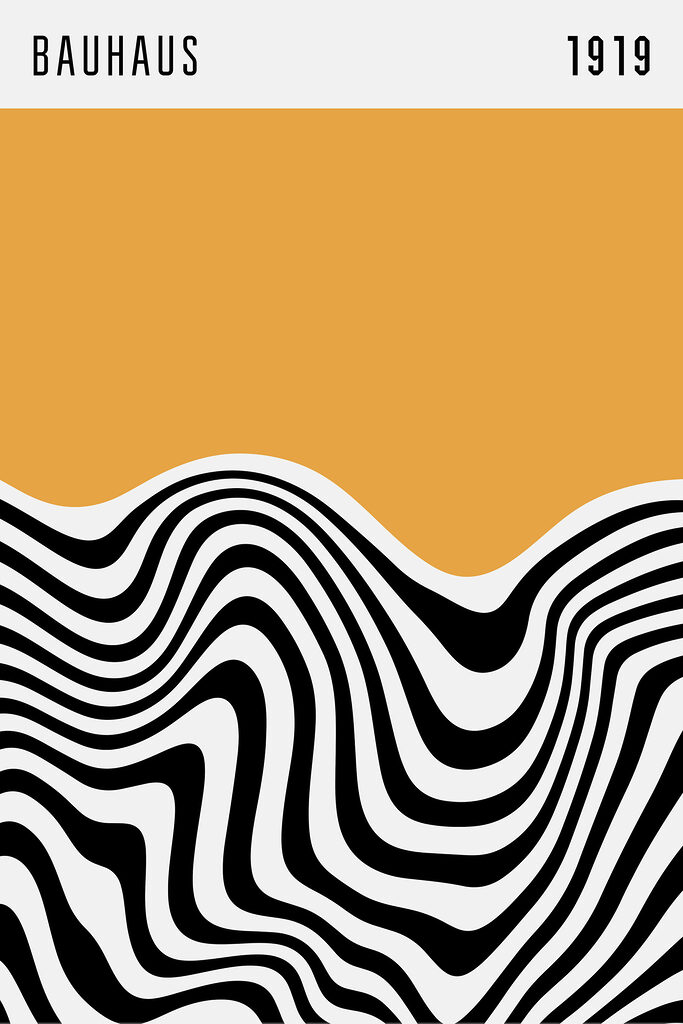 A black and white waves A black and white waves