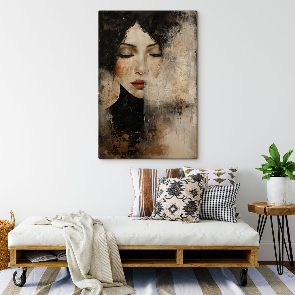 Serenity in soft, muted tones