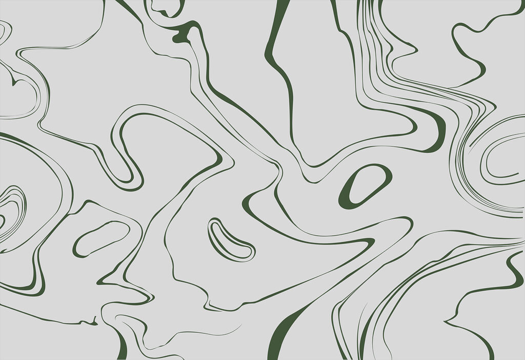 A green and white swirls