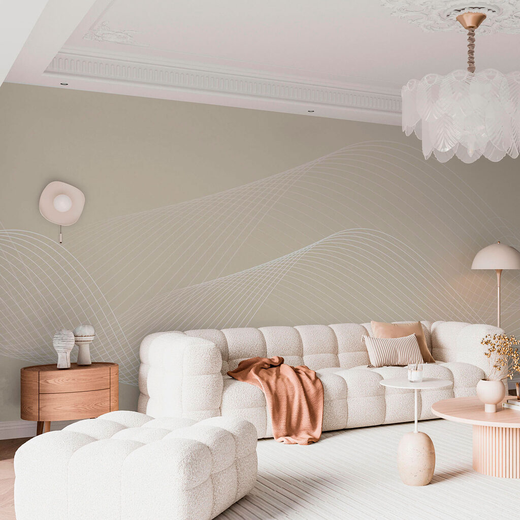 A white lines on a gray background