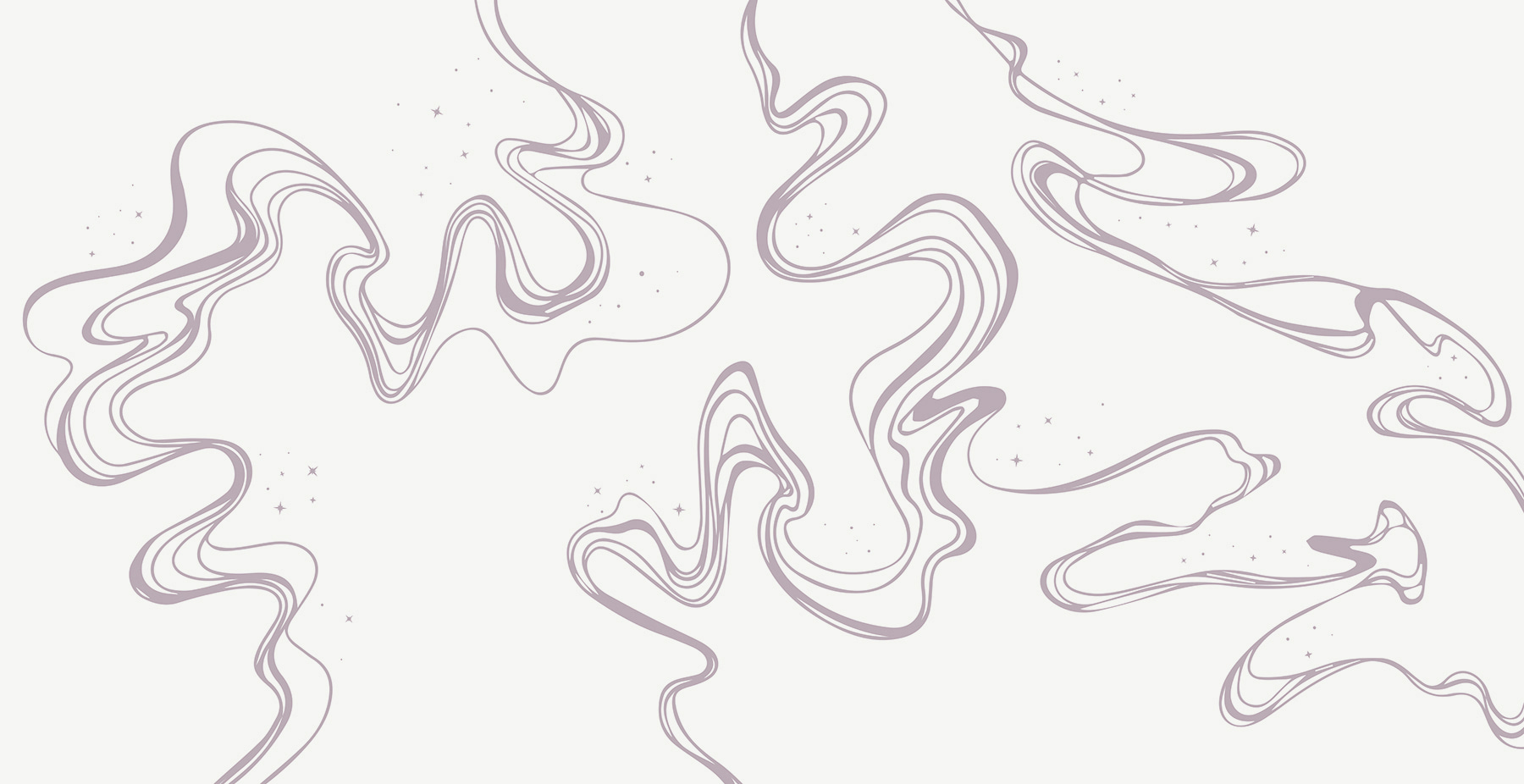 A white background with purple lines