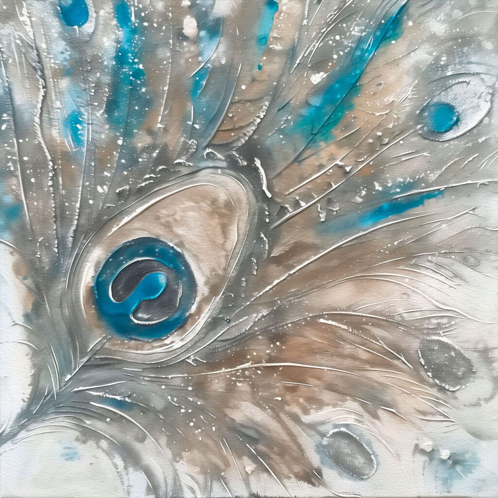 Abstract elegance in soft colors