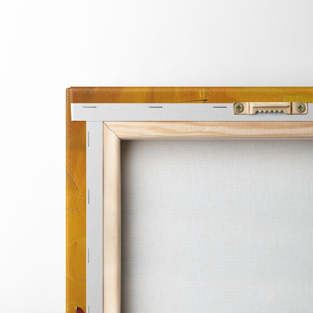 A group of cats sitting on a red surface