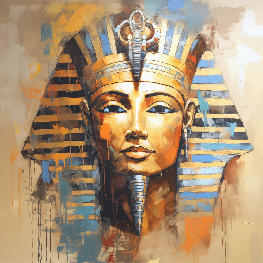 Obraz egyptské královny Obraz egyptské královny