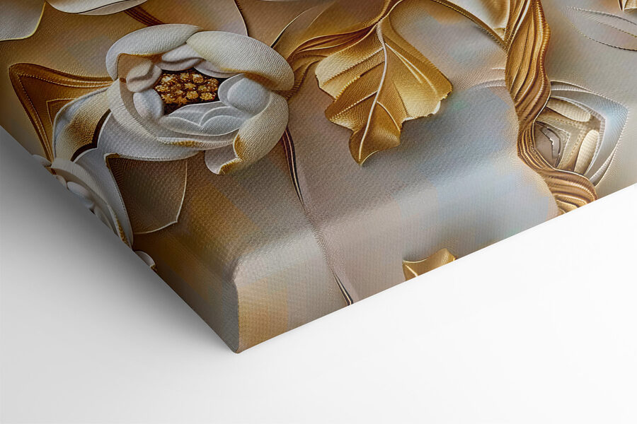 Elegantní květinový design s bílými květy