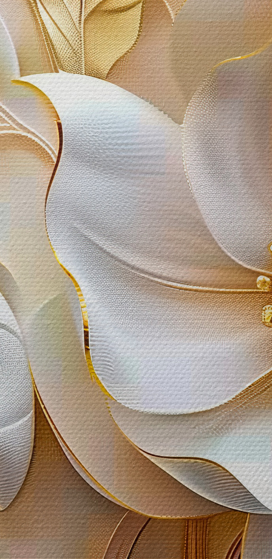 Elegantní květinový design s bílými květy