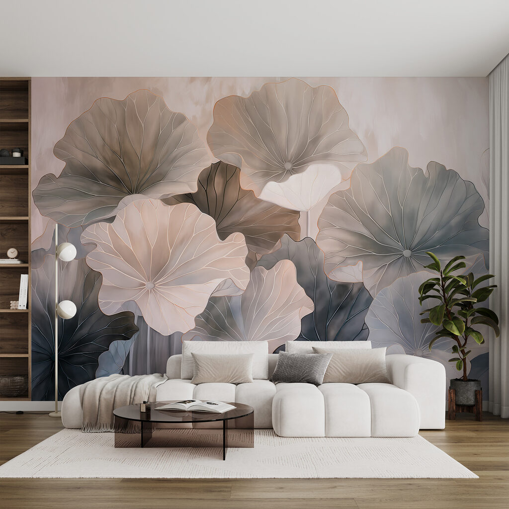 A group of flowers with leaves A group of flowers with leaves