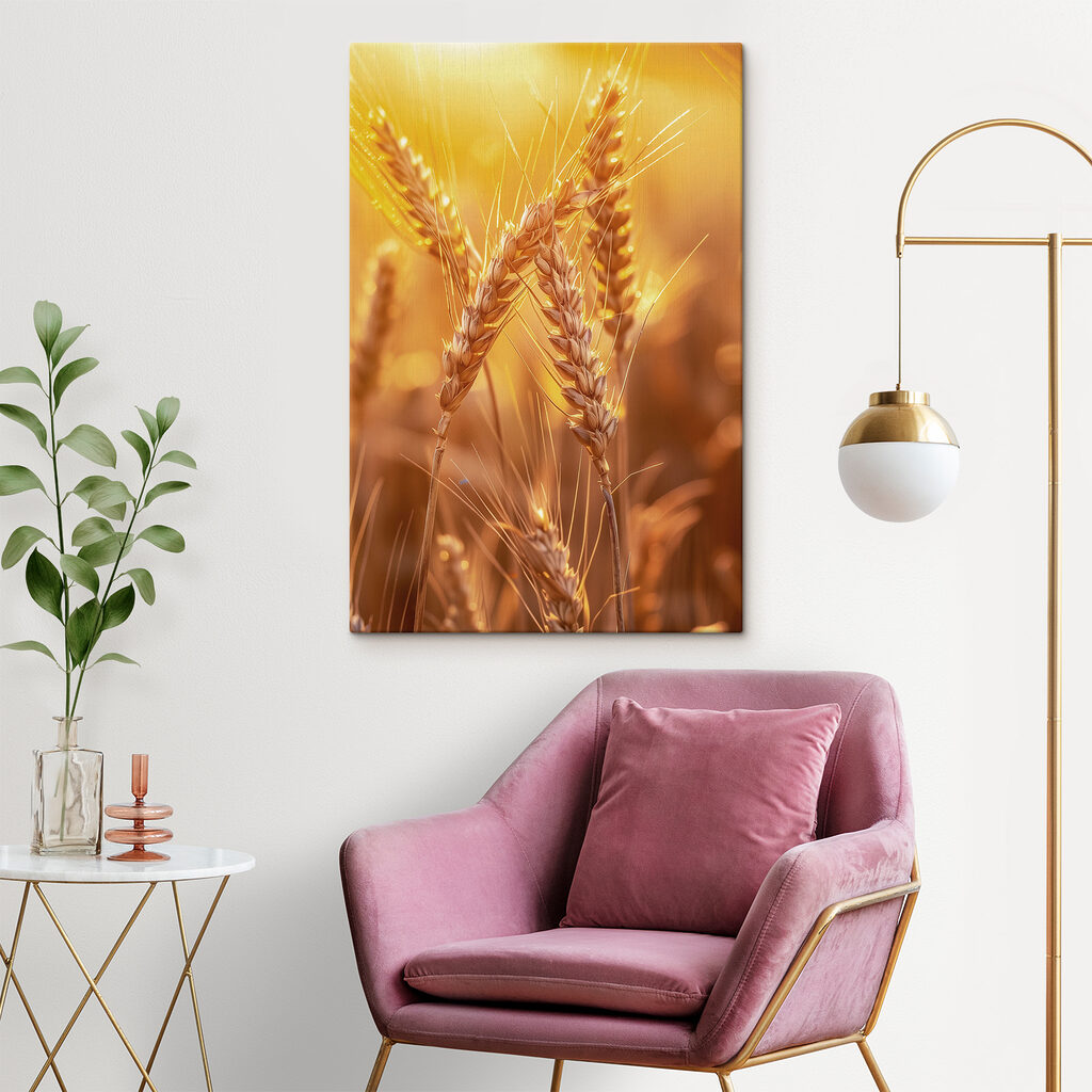 Close up of wheat in a field