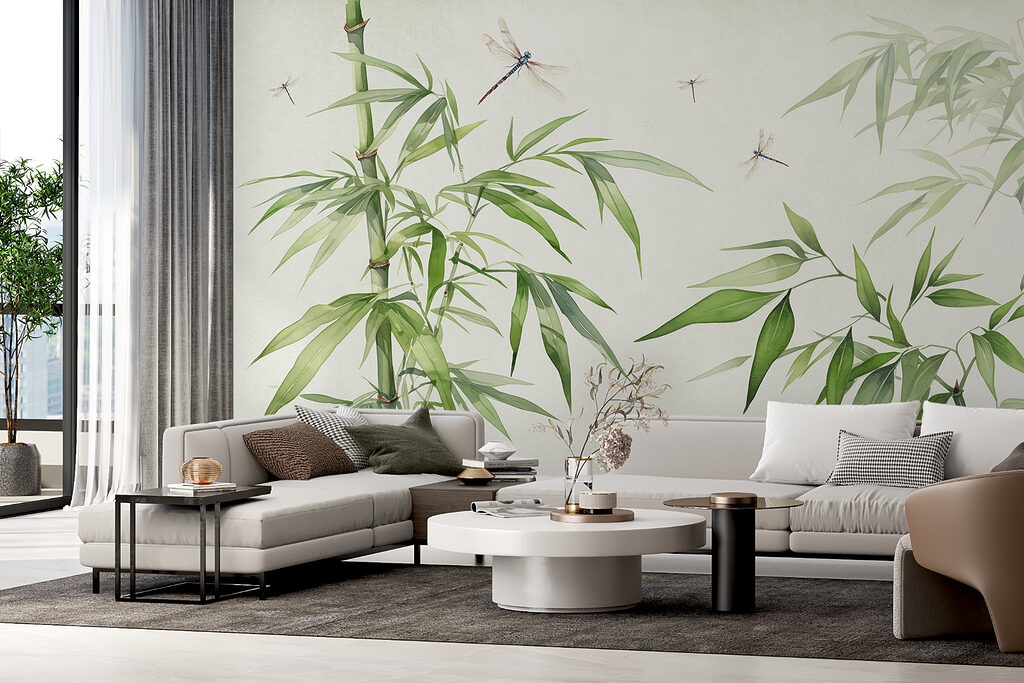 Dragonflies on a bamboo branch Dragonflies on a bamboo branch