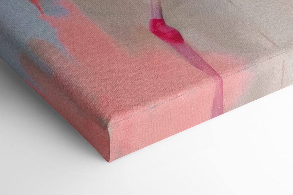 Pink flamingo with long legs