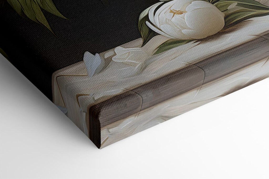 Painting of flowers in a vase