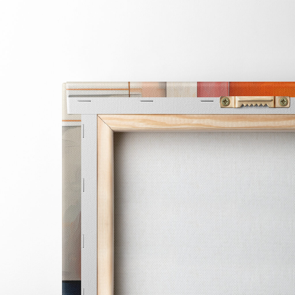 Painting of a colorful pattern