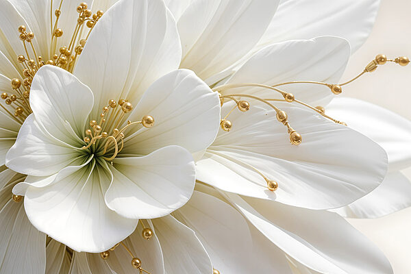 Close up of a white flower Close up of a white flower