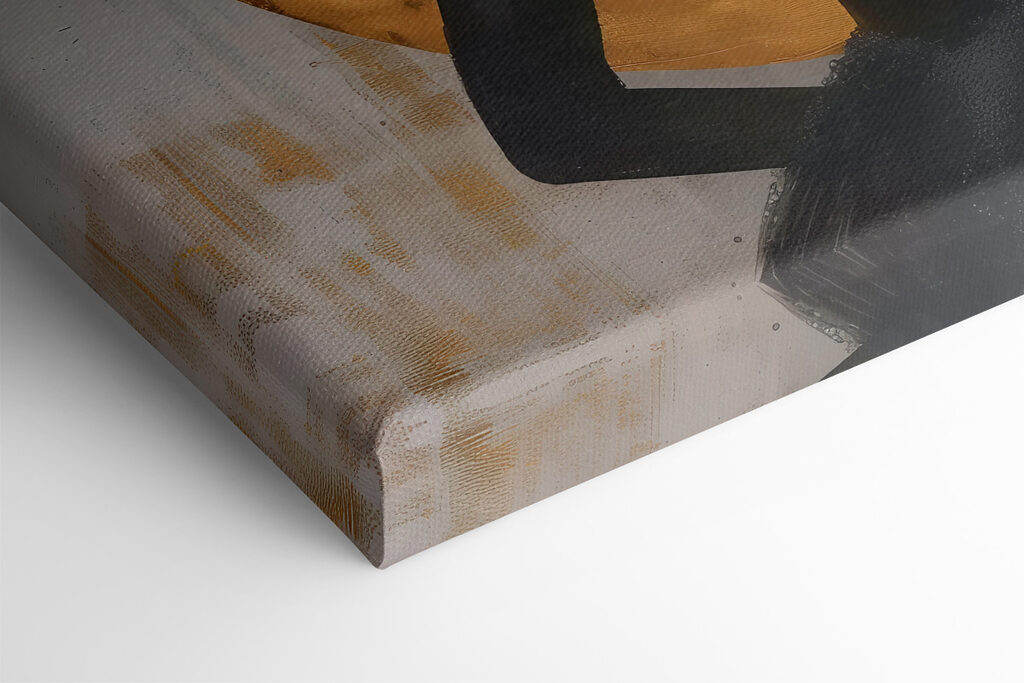 Woman in a black dress and hat