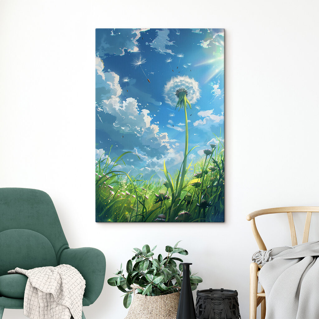 Dandelion in the sky