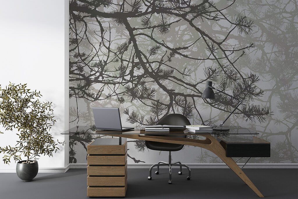 Tree branches with needles