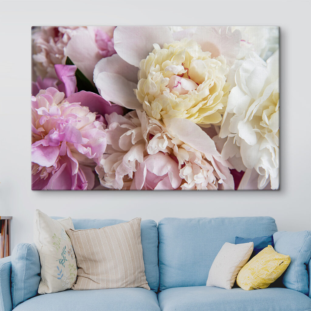 Delicate blooms in soft pastel shades Delicate blooms in soft pastel shades