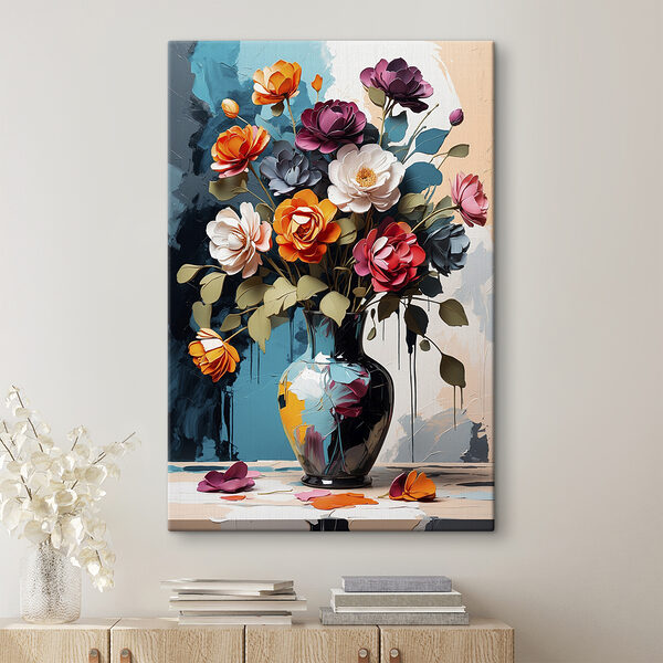 Vase with flowers in it