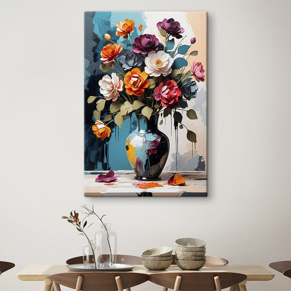 Vase with flowers in it